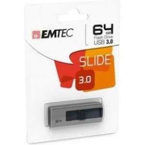 Emtec B250 Slide USB flash drive 64 GB USB Type-A 3.2 Gen 1 (3.1 Gen 1) Grijs