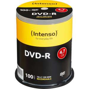 DVD-R Intenso 4,7GB 100pcs CakeBox 16x