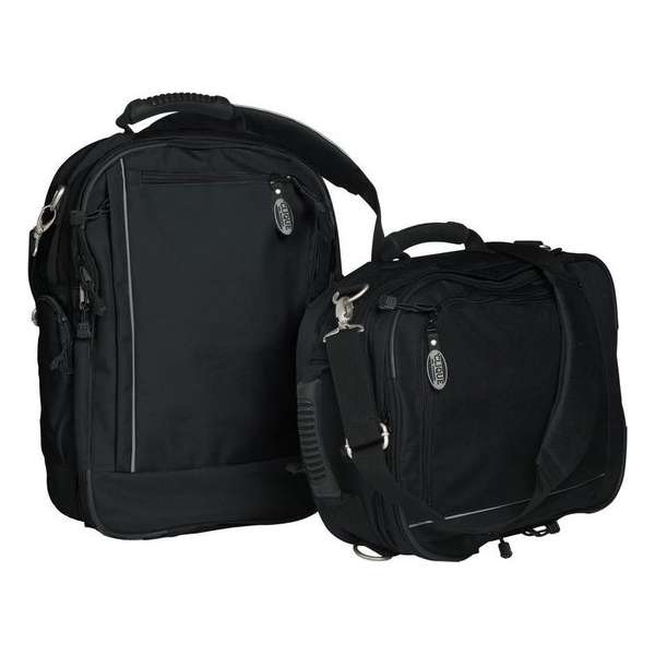 Clique Computer Bag Zwart Laptop Rugtas