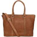 Bloomsbury Laptoptas Bloomsbury Leer - cognac