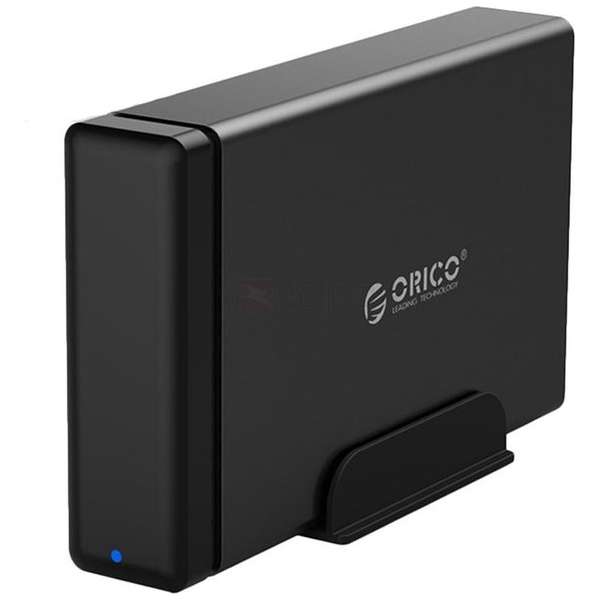 Orico USB-C Harde schijf behuizing 3.5 Inch SATA HDD/SSD - Zwart