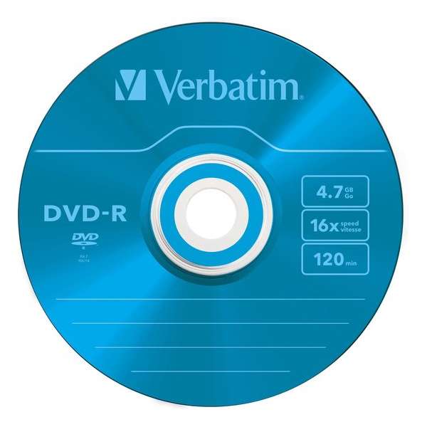 "Verbatim DVD-R AZO 4,7GB 16x SC COLOUR SURFACE - Rohling"