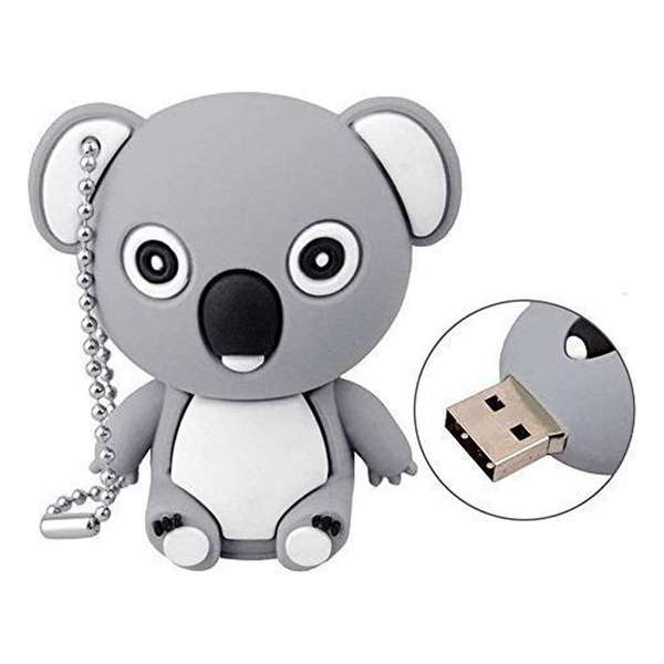 Ulticool USB-stick Koala Beer 16 GB - Dieren - Grijs