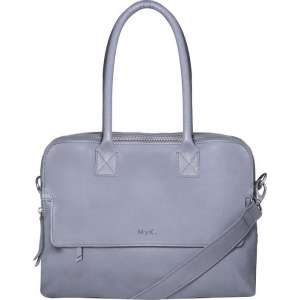 MyK Bag Focus laptoptas 13 inch silvergrey