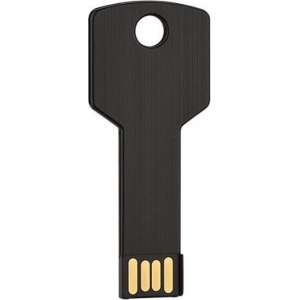 64 GB USB Stick Geheugenkaart - Sleutelhanger Zwart