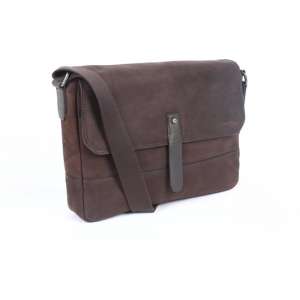 Sparwell Ace Leren Laptoptas / Messenger Bag  - 13 inch - Donkerbruin