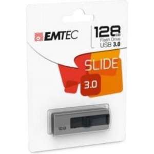 Emtec B250 Slide USB flash drive 128 GB USB Type-A 3.2 Gen 1 (3.1 Gen 1) Grijs