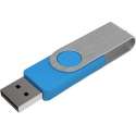 Venditio USB Twister - 2 GB - Lichtblauw - 10 stuks