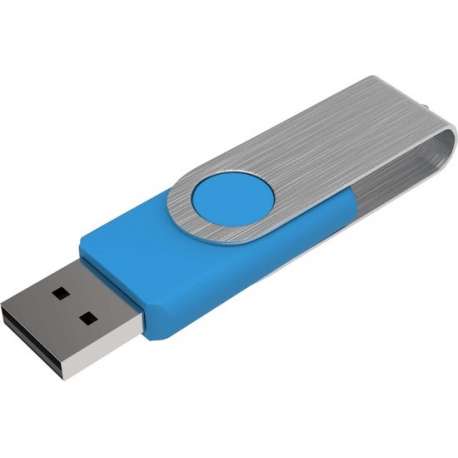 Venditio USB Twister - 2 GB - Lichtblauw - 10 stuks