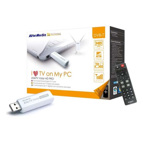 AVerMedia 61A835DV03BE - AVerTV Volar HD Pro, Digital TV Tuner USB