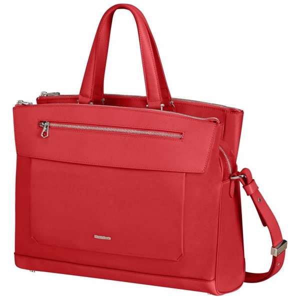 Samsonite Laptopschoudertas - Zalia 2.0 Bailhandle 3 vakken 14.1 inch Classic Red