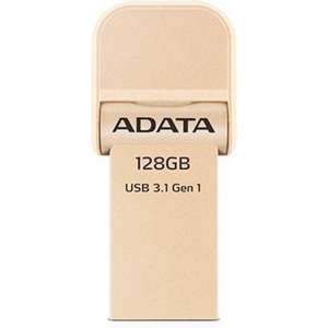 ADATA AI920 USB flash drive 128 GB USB Type-A / Lightning 3.2 Gen 1 (3.1 Gen 1) Goud