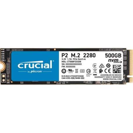 Crucial P2 M.2 500 GB PCI Express 3.0 NVMe