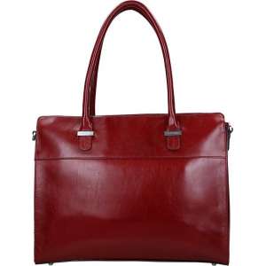 Claudio Ferrici Dames Shopper Rood