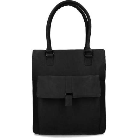 Manfield Unisex Shopper Zwart