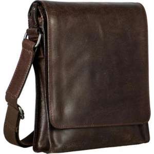 Leonhard Heyden Dakota messenger S 10 inch - Bruin