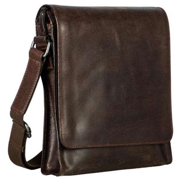 Leonhard Heyden Dakota messenger S 10 inch - Bruin