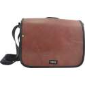 Rebago Laptoptas Karl Red | Gerecycled Vrachtwagenzeil | Geschikt voor 15 inch laptops | Upcycled | Duurzaam | Uniek