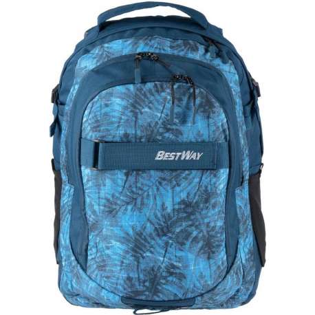 Bestway laptop school rugzak blauw