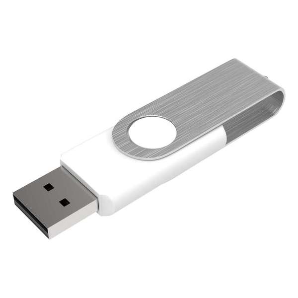Venditio USB Twister - 128 GB - Wit - 10 stuks