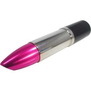 USB-stick lippenstift zilver / roze 16GB
