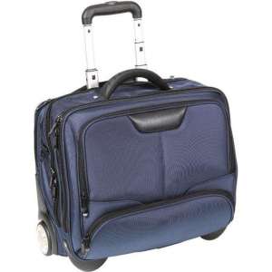 Dermata Business Laptop Trolley Nylon 3456NY Blauw