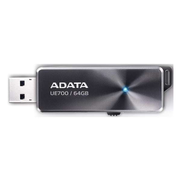 ADATA UE700 Pro USB flash drive 64 GB USB Type-A 3.2 Gen 1 (3.1 Gen 1) Zwart