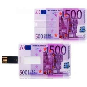 500 Euro creditcard USB stick 8GB -1 jaar garantie – A graden klasse chip