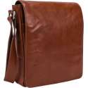 Leonhard Heyden Cambridge messenger S 10 inch - Cognac