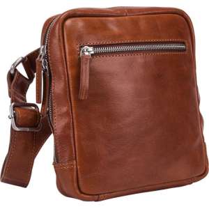 Leonhard Heyden Cambridge crossbody S 8 inch - Cognac