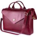 Felice | Ultimate Travelstyle | aktetas | laptoptas | Italiaans leer | burgundy rood | 40*29*9 cm