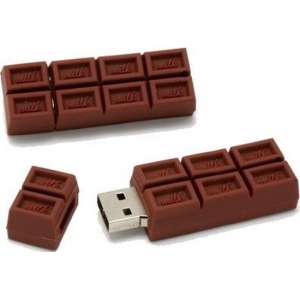 Ulticool USB-stick Chocolade - 8 GB - Chocoladetablet - Bruin