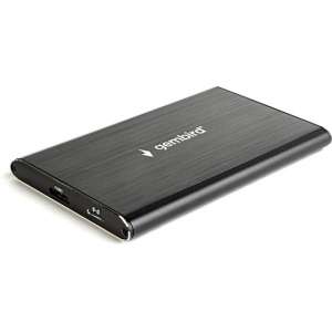 Externe HDD "SlimLine" behuizing 2.5" SATA USB3.0 zwart (brushed)
