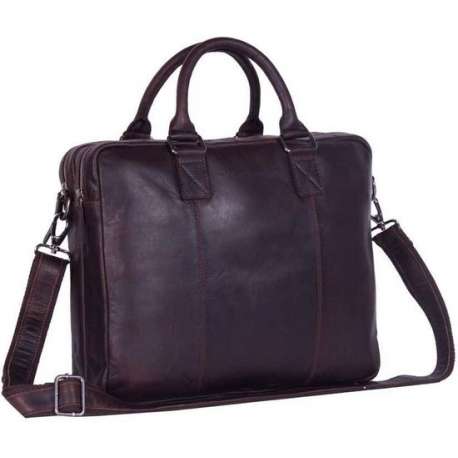 Chesterfield Bags Leren Laptoptas 15 inch Floris Brown