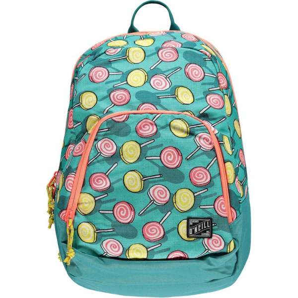 O'Neill Backpack - Unisex - groen/geel/roze