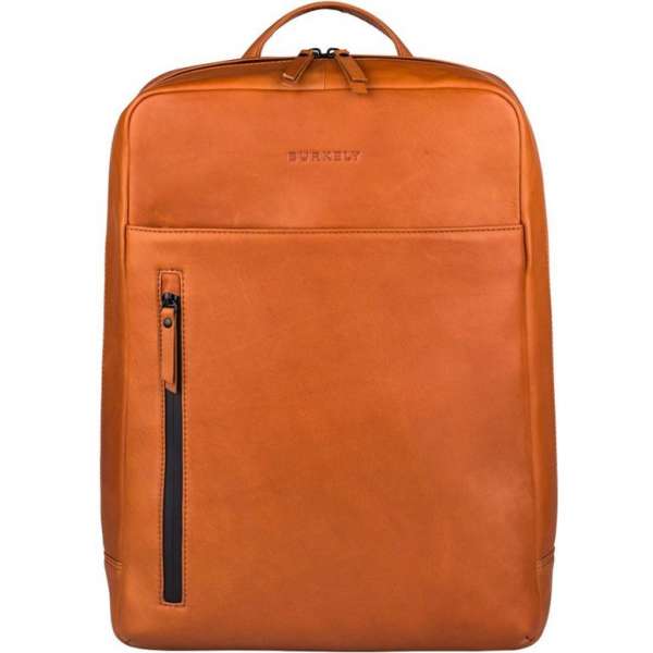 BURKELY Rain Riley Backpack Rugzak 15.6 inch laptopvak - Corroded Cognac