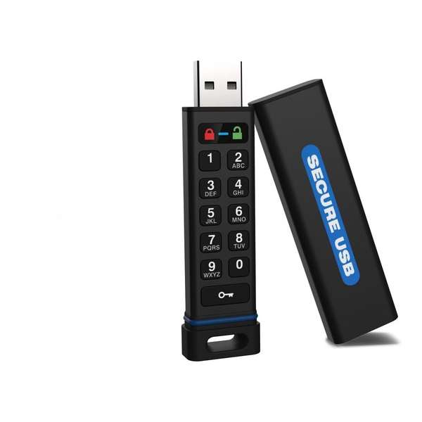 SecureUSB KP 8GB - PIN code authentication - FIPS 140-2 Level 3 validated