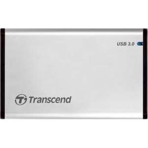 Transcend StoreJet 25S3 2.5'' HDD-/SSD-behuizing Zilver Stroomvoorziening via USB
