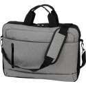 Grijze laptoptas/documententas 41 x 31 cm - 8 liter - Schoudertassen - Laptoptassen/documentenntassen/werktassen