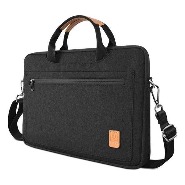 Apple Macbook Pro 13 (2020) Laptop Tas - 13.3 inch Pioneer Waterafstotende laptoptas met schouderband - Zwart