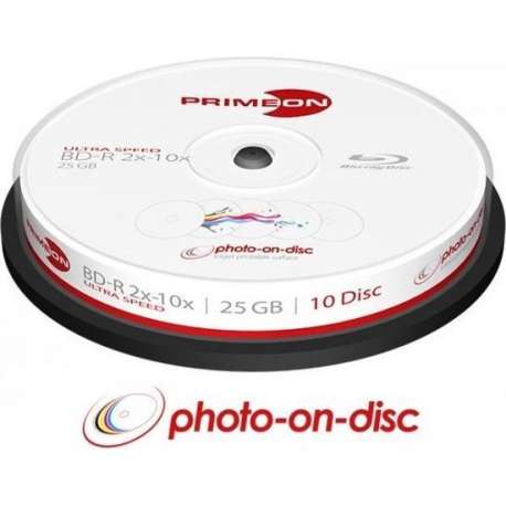 Primeon 2761309 25GB BD-R Lees/schrijf blu-ray disc
