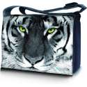 Laptoptas / messenger tas 15,6 witte tijger - Sleevy