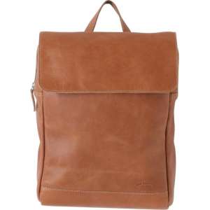 Raw Materials Tas -  Rugzak  - Reistas - Eco Leer - Denim binnenvoering - Camel