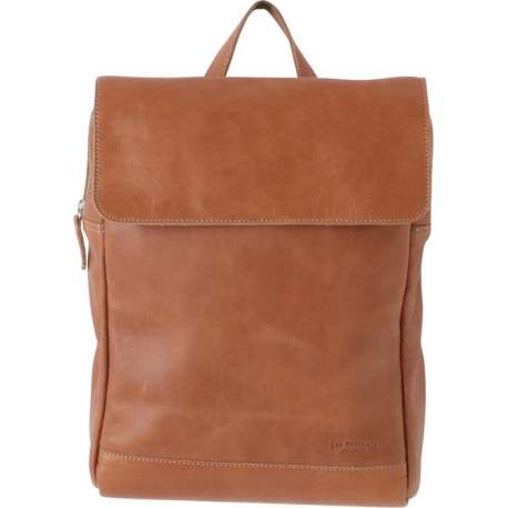 Raw Materials Tas -  Rugzak  - Reistas - Eco Leer - Denim binnenvoering - Camel