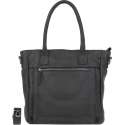 DSTRCT 361630 SHOPPER LEER Zwart