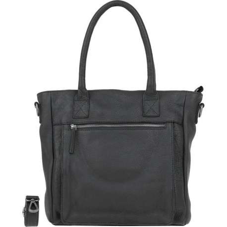 DSTRCT 361630 SHOPPER LEER Zwart