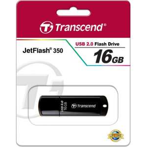Transcend JetFlash elite 350 - USB-stick - 16 GB