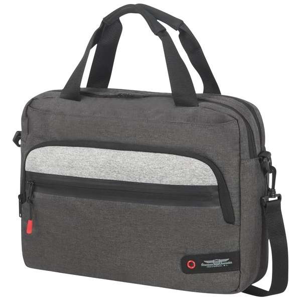 American Tourister Laptopschoudertas - City Aim Laptop Bag 15.6 inch Anthracite Grey