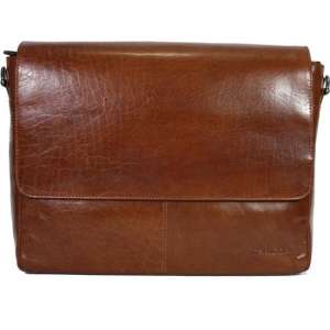 Werktas A4 cognac laptop messenger bag Leder