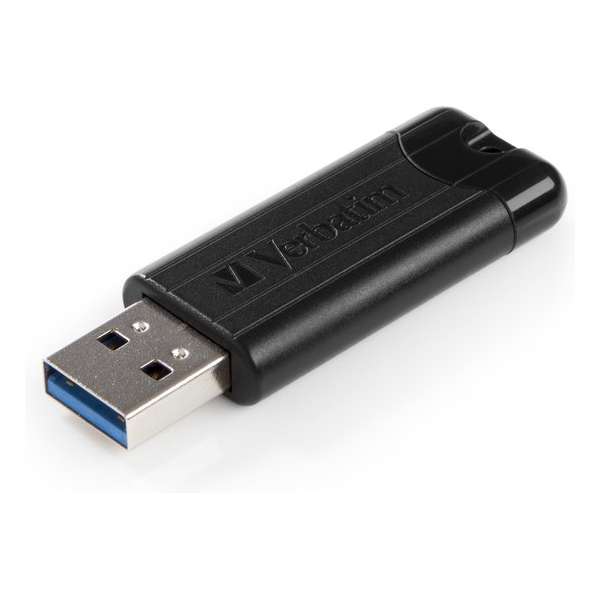 Verbatim Store n Go 128GB Pinstripe USB 3.0 zwart